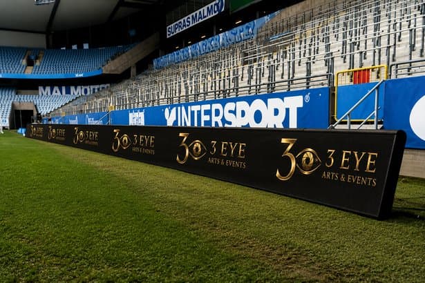 Ground-level branding example